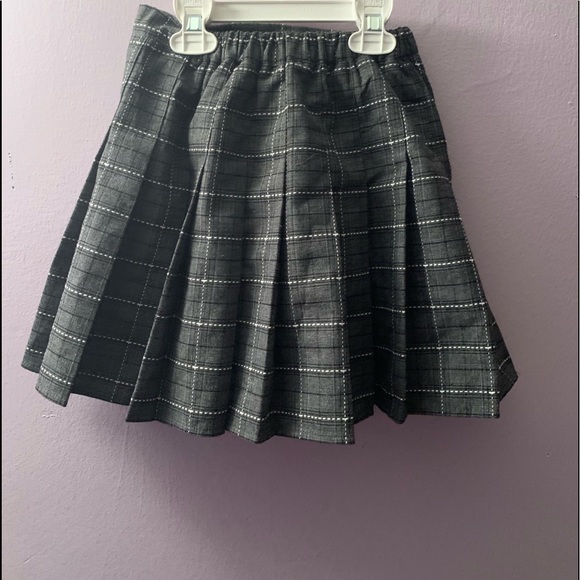 GRAY AND WHITE MINI SKIRT - Picture 3 of 3